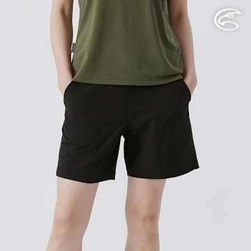 ADISI 女彈性快乾五分短褲 AP2511050 黑色 (S-2XL)｜透氣 吸濕排汗 速乾 輕量 休閒褲