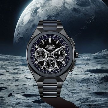 CITIZEN 星辰 ATTESA  光動能 GPS衛星對時錶 湛藍星空款 男錶 手錶-CC4106-74E