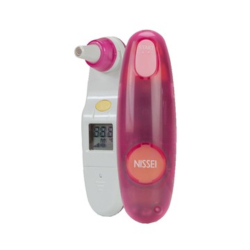 【日本精密NISSEI】迷你耳溫槍 MT-30CPLR / LB (耳溫槍+收納盒+耳套x4)