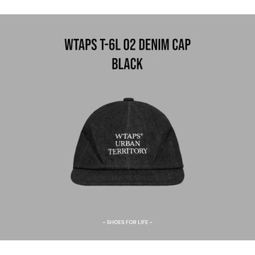 -現貨- WTAPS T-6L 02 DENIM CAP 丹寧 黑 帽