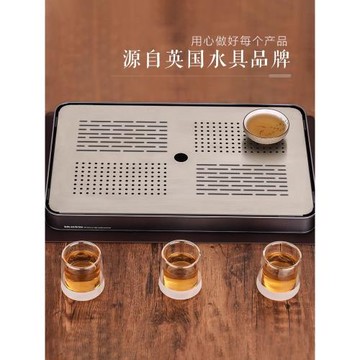英國LITTLERAINDROP茶盤家用輕奢干泡臺瀝水盤茶臺茶具茶海托盤