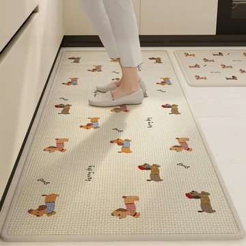 台灣出貨 亞麻地墊 廚房地墊 防滑吸水地墊 吸油速幹地墊 耐臟易打理 家用腳墊 浴室地墊 吸水地墊 防滑地墊 廁所地墊