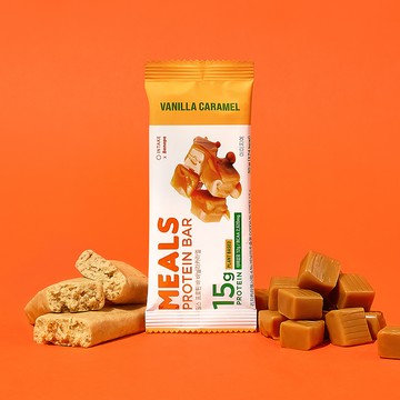 MEALS Protein Bar #Vanilla Caramel 50g