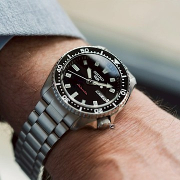 SEIKO 精工 5 Sports 系列 SKX Redux機械錶 男錶 手錶-42.5mm黑 4R36-17K0D.SRPL85K1_SK040