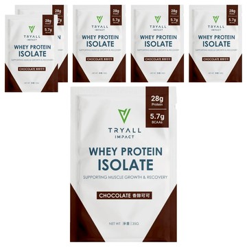TRYALL 全分離乳清蛋白 香醇可可  35g  6包