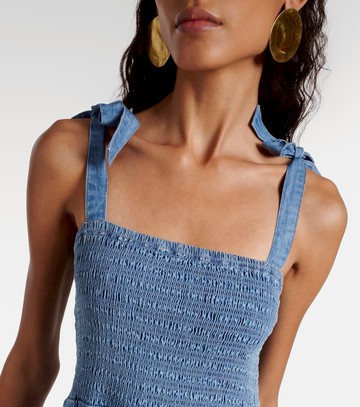 Veronica Beard Tola tiered cotton-blend midi dress