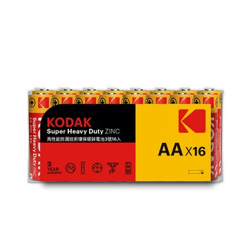 KODAK 碳鋅電池(3號16入)