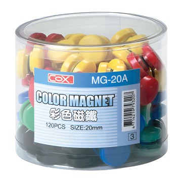 CoX 三燕興業 白板磁鐵 多種尺寸可選  多色  1盒