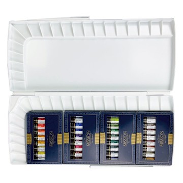 【Mission】金級 水彩 7ml 36色 含 奈米 調色盤 /組 MWC-7036N