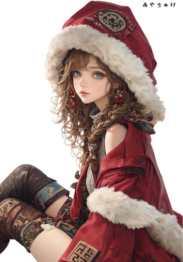 【11月新品】07-105-0076 人物貼紙 冬日女孩