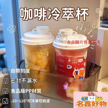 🌸名鑫好物🌸便攜冷萃杯 冷水杯 隨手杯 冰箱冷水壺 輕巧家用食品級 夏日外帶冷凍杯