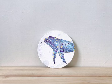 耐磨耐用鶯歌陶瓷吸水杯墊X好好獨家設計海洋系列