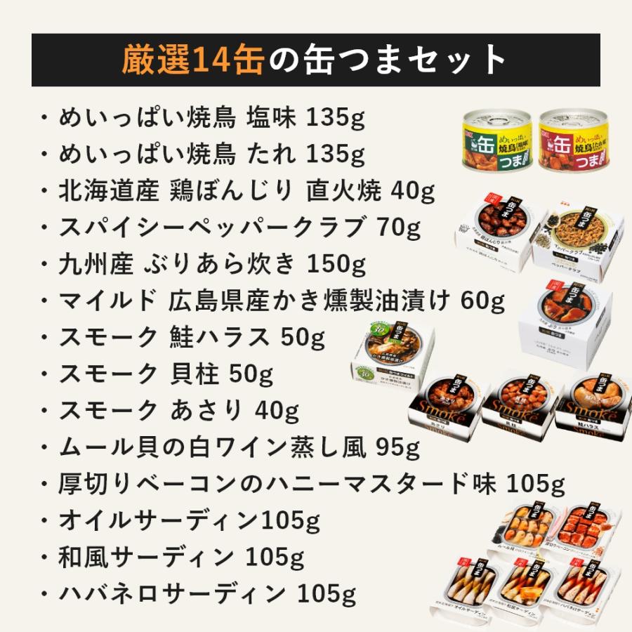 缶つま ギフト 14缶 国分 缶詰 ギフトセット プレゼント 御歳暮 寿 御祝 内祝 御礼 誕生日 おつまみ キャンプ