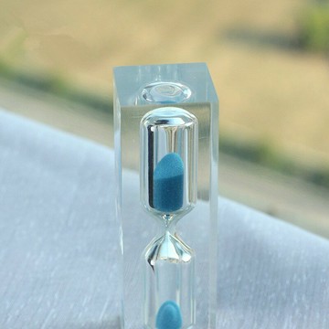 不易碎耐摔水晶30秒沙漏1分鐘計時器兒童禮物創意玩具60秒