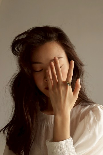 聖誕許願 戒指 樹脂 礦石 赫基蒙鑽