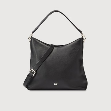 【免費升級送禮包裝】蘿拉-M 大斜背包-黑色/BF855-26-BK