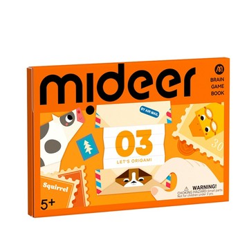 MiDeer 美術摺紙書－全腦開發 LEVEL3｜兒童摺紙練習×手眼協調×創意美勞 6936352533658