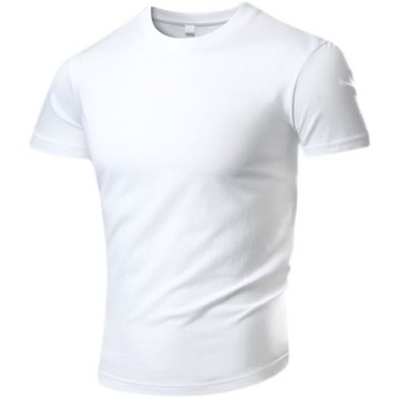 漫威毒液歐美白色T恤男2023夏季新款短袖圓領打底衫簡約體恤潮