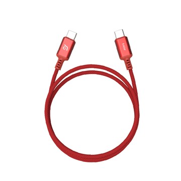 ADAM S200 USB-C 對 USB-C 60W 編織充電傳輸線 200 cm