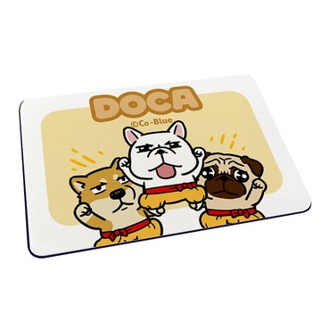 【Doca 豆卡頻道】軟式珪藻土吸水地墊-大氣加油 （60x40x0.5cm） _廠商直送