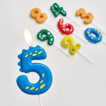 【芽米栗】最快隔日到 恐龍蠟燭 生日蠟燭 數字蠟燭 蛋糕蠟燭 造型蠟燭 生日數字蠟燭 蠟燭 生日 慶生蠟燭 可愛蠟燭