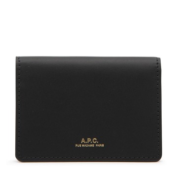 A.p.c. - Black Leather Wallet