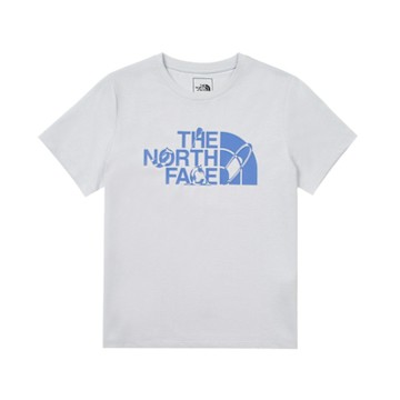The North Face 北臉 短袖上衣 女 吸濕排汗 W SUMMER PLAY LOGO SS TEE 灰 NF0A8D7P0TI