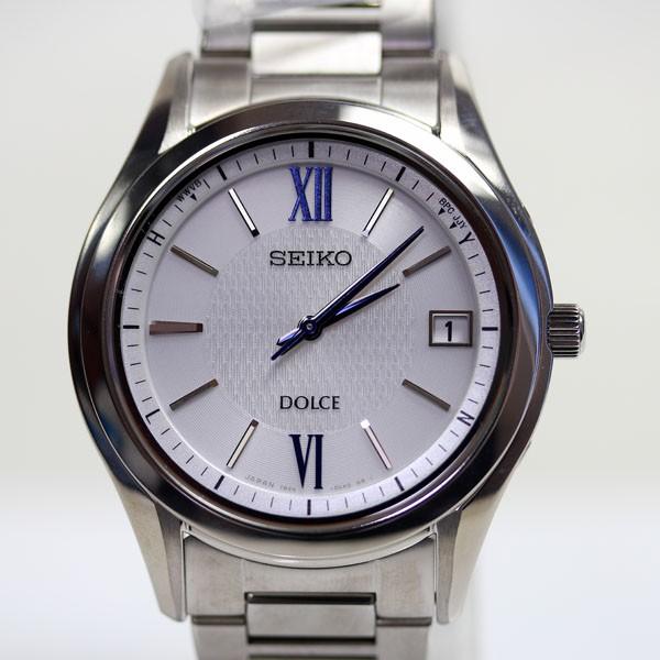 セイコー SEIKO ドルチェ DOLCE SADZ185ソーラー電波メンズ腕時計 ホワイト 白文字盤  7B24-0BM0/未使用品あすつく/MT1929 | LINEショッピング