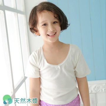 女童木漿棉短袖_吸濕排汗