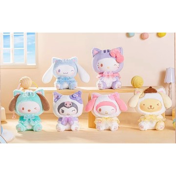 <蛋黃限定>👚新貨到🥑 TOPTOY 三麗鷗家族逗逗小貓系列 搪膠毛絨 盒玩 確認款 全新現貨