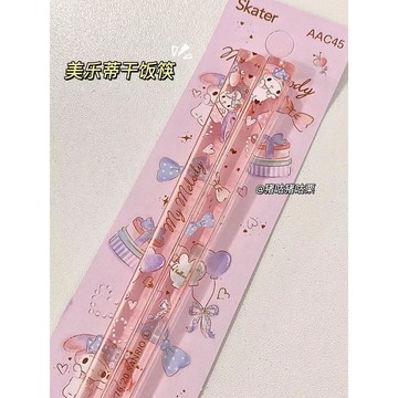 臺灣/現✨餐具 筷子 木筷 公筷 耐高溫新款三麗鷗美樂蒂筷子玉桂狗不發黴高檔家用高顏值ins高顏值便攜