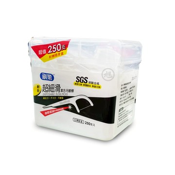 刷樂 超細滑潔舌牙線棒 250支入/盒 *健人館*