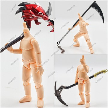 Ob11娃衣 GSC UFdoll body9 BJD 12分 figma YMY素體 道具 鐮刀