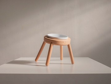 單碗小型  流星 寵物碗架 275ml*1  可客製高度 小型犬貓用