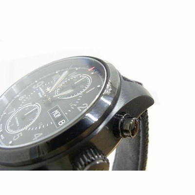 美品 HAMILTON KHAKIクロノグラフ ブラック文字盤 805000941044000-1_27767b7f-