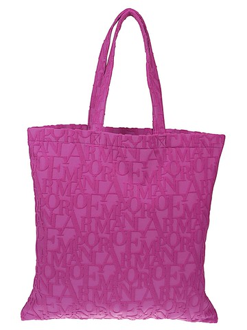 Emporio Armani Striped Beach Tote