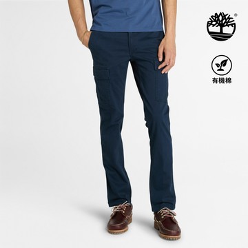 Timberland 男款深寶石藍合身工裝長褲|A6H37433