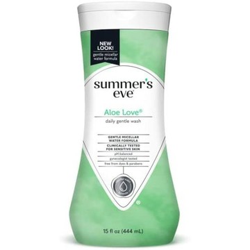 美國Summers Eve私蜜潔膚露--蘆薈嫩白(15oz/444ml)*3
