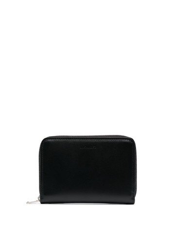 Jil Sander - zip-fastening wallet - unisex - Calf Leather - One Size - Black