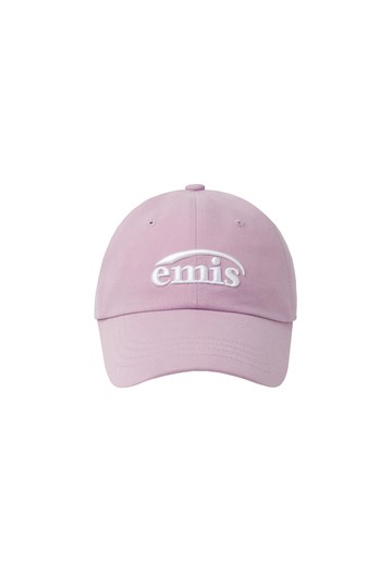 EMIS 新標誌棒球帽 淺紫粉色