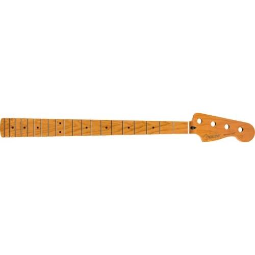 Fender フェンダー ベース用リプレイスメントネック Roasted Maple Precision Bass Neck, 20 Medium Jumbo