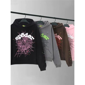 Spider衛衣套裝YoungThug嘻哈說唱明星同款歐美sp5der衛衣褲子潮