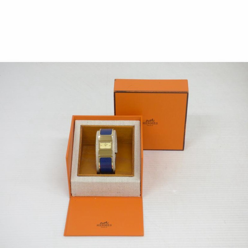 HERMES エルメス/ロケ・バングルウォッチ・レザー/レディース/クオーツ  