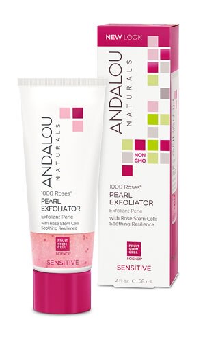 Andalou Naturals 1000 Roses Pearl Exfoliator Sensitive 2 fl oz