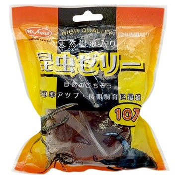 Mr.Aqua 水族先生 昆蟲果凍 16g 10入  黑蜜  1包