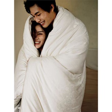 推薦！高端絲滑55%大豆纖維春秋冬被子 天絲棉提花單人雙人冬被芯