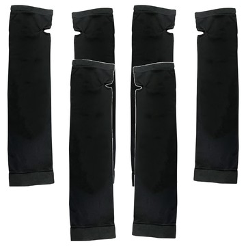 小麥購物 防曬涼感袖套 E055 30g  33.8 x 8.6cm  3雙  經典黑