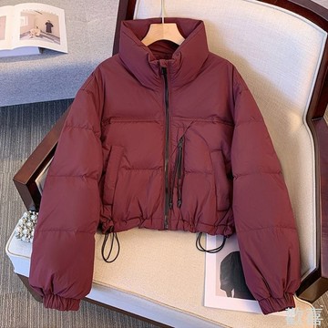 外套 棉外套 外衣 棉服 棉襖 保暖 厚外套 2026年秋冬新款显瘦棉服短款今年流行超好看立领短款外套女