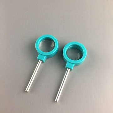 光學實驗器材光具座配件 直徑3厘米雙凸透鏡雙凹透鏡焦距負75mm