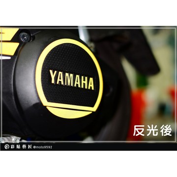 彩貼藝匠 RS NEO 齒輪蓋拉線【七期不適用】3M反光貼紙 ORACAL螢光貼 拉線設計 裝飾 機車貼紙 車膜